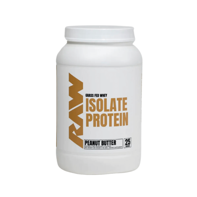 RAW Nutrition Whey Protein Peanut Butter SC Supplements